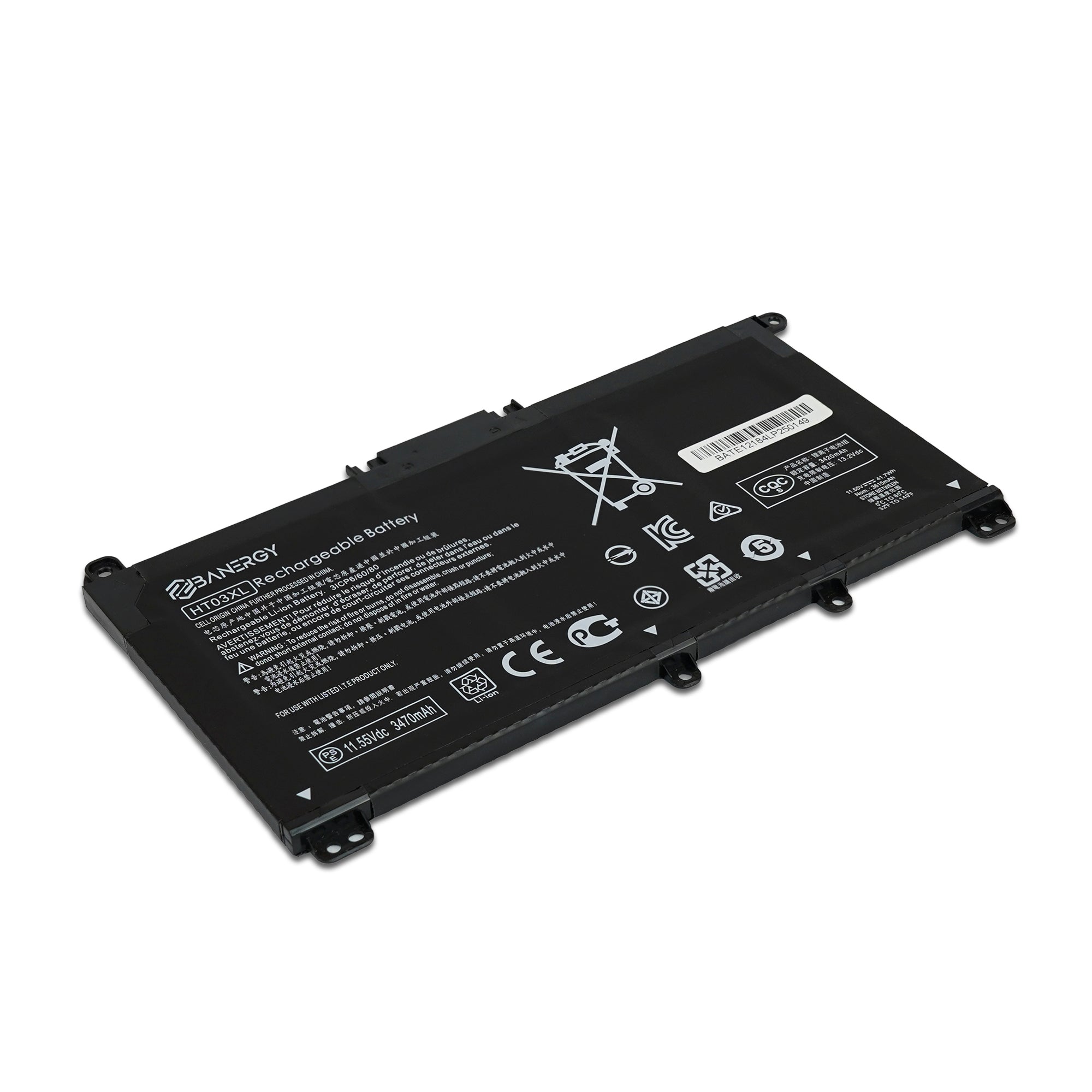 HT03xl Batería BANERGY para Hp Pavilion Series 15-dy0x 15-dy1x BATE12184